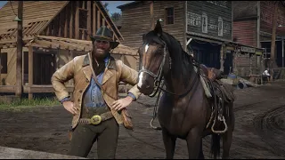 Taking The Gang's Horses Was Cut From The Game (Hidden Voice Acting)