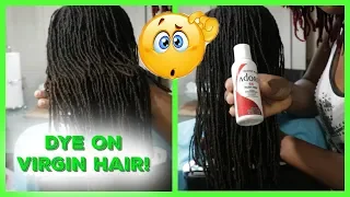 How To Color Virgin Hair For The First Time Using Adore 64 Ruby Red