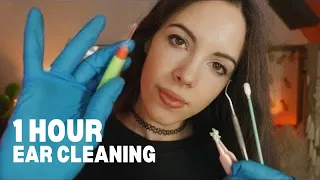 ASMR | 1 Hour Of Intense Ear Cleaning 👂(asmr for work/studying)