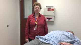 Draping a standardized patient