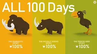 Big Hunter All 100 Days | Mammoth, Rhino, Terror Bird