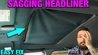 Fix Your Sagging Sunroof Headliner with This Simple DIY