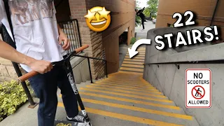 FINDING INSANE STREET SPOTS! *Scooter Bangers*