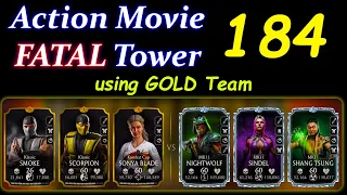 Action Movie Fatal Tower 184 using Gold Team