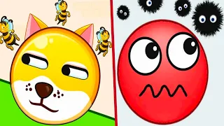 Hide Ball vs Save The Doge - All Levels Gameplay (Android,iOS) Part 2