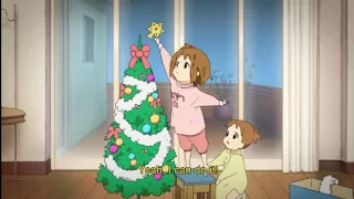 Little Yui and Ui decorating christmas tree 【K-ON!】