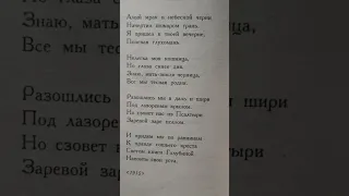 Сергей Есенин. "Алый мрак в небесной черни..." #shorts #поэзия #стихи