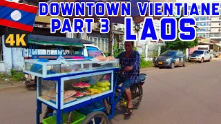 Downtown Vientiane Part 3 I LAOS  #WanderingLeisure #laos #citywalk
