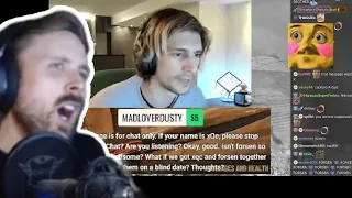 Forsen Reacts to xQc cant pretend to not listening if its about Forsen..