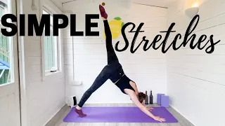 6 MINUTE SIMPLE STRETCH ROUTINE | Morning Yoga Stretches to WAKE UP | LEMon Yoga