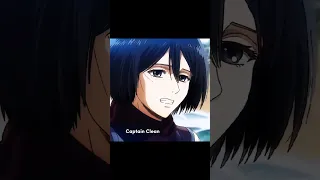 Mikasa Ackerman "NO" Edit/Untouchable edit #anime #amvedit #amv #eren #shorts #shortvideo #twixtor