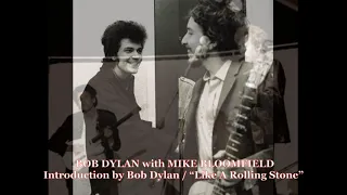 ■ BOB DYLAN with MIKE BLOOMFIELD 1980 - "Like A Rolling Stone"