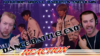 DANCE BATTLE! EXO Reaction - Ko Ko Bop + Growl + Baekhyun and Xiumin - EℓyXiOn in Seoul