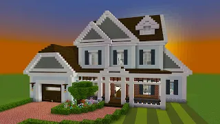 Minecraft: How to Build a Suburban House 10 | PART 3