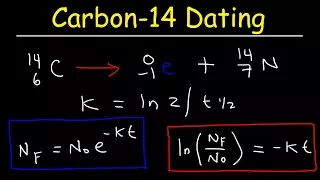 Carbon 14 Dating Problems  - Nuclear Chemistry & Radioactive Decay