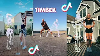 Pitbull - TIMBER TikTok Dance Challenge Compilation