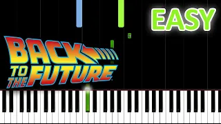 Back to the Future - Easy Piano Tutorial (Synthesia)