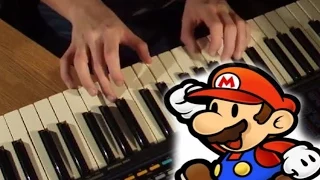 How to play "Mario" theme on piano/ Саундтрек "Марио" на пианино (обучение)