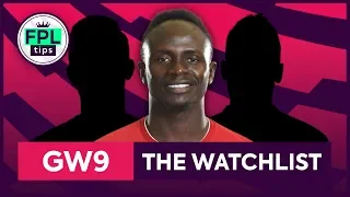 GW9: FPL WATCHLIST | Gameweek 9 | Fantasy Premier League Tips 2019/20