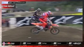 Herlings passes Renaux and Prado for the MXGP Race 2 WIN | MXGP of Trentino 2023