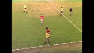 Oxford United 1 Manchester United 3 11th January 1986 Division One