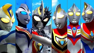 【ウルバト】TDG(ティガ・ダイナ・ガイアの平成三部作)vs偽物&イーヴィルティガ【ウルトラ怪獣バトルブリーダーズ】Ultraman◆ウルトラマン