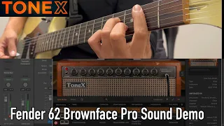 "Lovely Vintage Fender Amp Sound!" TONEX Fender 62 Brownface Pro Sound Demo