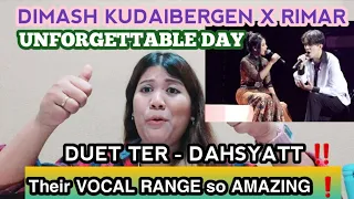 AWESOME ❗| VOCAL COACH REACTION | DIMASH KUDAIBERGEN & RIMAR CALLISTA - UNFORGETTABLE DAY | LIVE