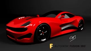 Car Design Speedrun 5 - Using Autodesk Fusion 360 - supersport GT