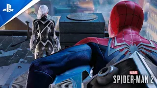 Marvel's Spider-Man 2 PS5 Gameplay Accurate Advanced Suit and BLACK CAT NEW LOOK in Spider-Man PC