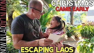 Christmas Came Early + Escaping Laos | Now in Lao