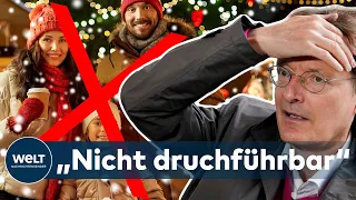 WEIHNACHTSMÄRKTE deutschlandweit auf der Kippe -  Lauterbach: "Nicht durchführbar"