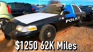 Copart Walk Around 1-4-20 + 2009 Crown Vic Police Car!