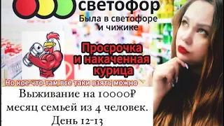 ЖИВЕМ НА 10000₽ МЕСЯЦ!  ДЕНЬ 12-13 ДЕШЕВЫЕ ПРОДУКТЫ из СВЕТОФОРА,ОБЗОР ЧИЖИКА. ЭКОНОМНОЕ МЕНЮ. 2024