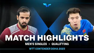 Ahmed Alawlaqi vs Sun Wen | MS Qual | WTT Contender Doha 2023