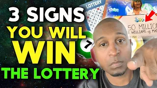 3 SIGNS YOU WILL WIN THE LOTTERY