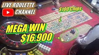 🔴LIVE ROULETTE | 💰 MEGA WIN 💲16.900 In Las Vegas Casino 🎰 $100 Chips Inside ✅ 2023-08-14