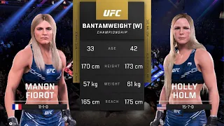 UFC 5: Manon Fiorot vs Holly Holm - Clash of the Titans!