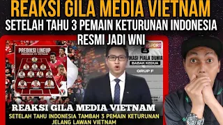REAKSI GILA MEDIA VIETNAM" Setelah tahu 3 pemain keturunan Indonesia resmi jadi WNI