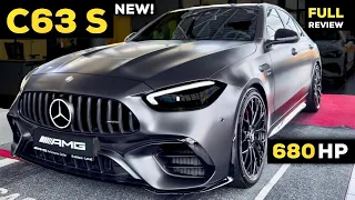 2024 MERCEDES AMG C63 S E Performance 2 LITER 4 Cylinder! NEW FULL In-Depth Review Exterior Interior