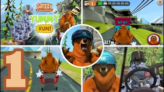 Grizzy and the Lemmings Yummy Run - Gameplay Walkthrough Part 1 (Android/iOS)