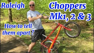 Raleigh Chopper Mark 1,2 and 3 The differences How to tell them apart.