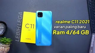 Hp 1 jutaan paling serba BISA.!! review realme C11 2021 new varian Ram 4GB Rom 64GB