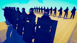 100x S.W.A.T. Defend High Ground ► TABS UNIT CREATOR - Totally Accurate Battle Simulator