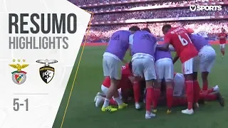 Highlights | Resumo: Benfica 5-1 Portimonense (Liga 18/19 #32)