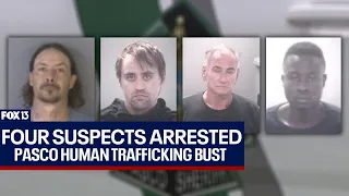 Four arrested in human trafficking bust in Pasco County