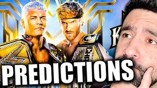 WWE KING AND QUEEN OF THE RING OFFICIAL PREDICTIONS