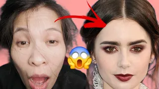 Makeup Transformation Lily Collins