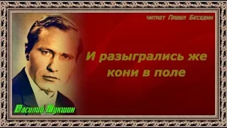 И разыгрались же кони в поле Василий Шукшин  читает Павел Беседин