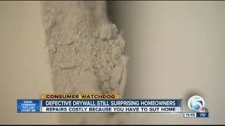 Homeowners surprised to find Chinese drywall